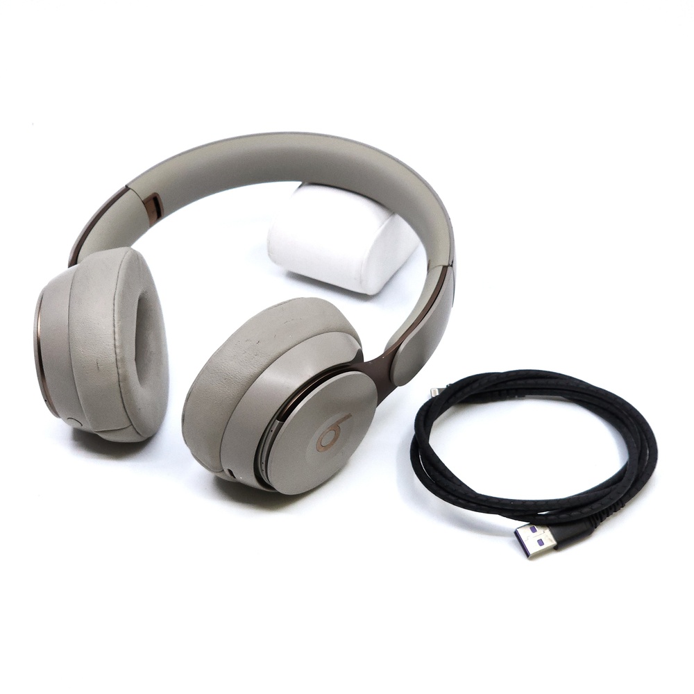 Beats Solo Pro A1881 Wireless Noise Cancelling On Ear Headphones Gray Huntington Super Pawn