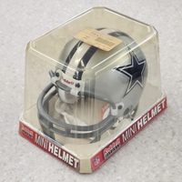 NFL Dallas Cowboys Riddell Mini Football Helmet With Mini Chin Strap