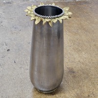 Michael Aram Large Metallic Sunflower Vase